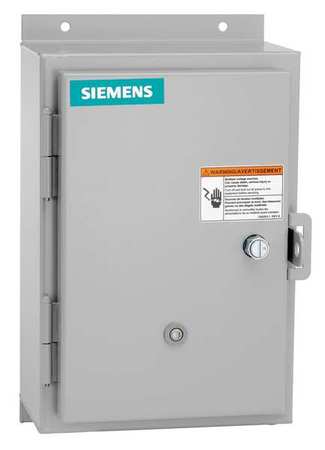 Nonreversing NEMA Magnetic Motor Starter, 1 NEMA Rating, 120V AC, 3 Poles, 1NO