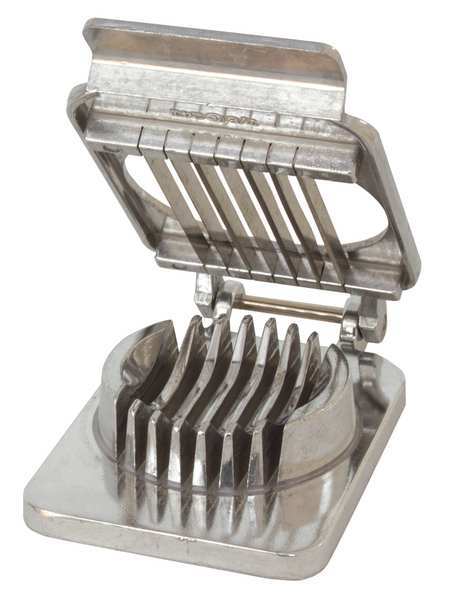 Mushroom Slicer, 8 Cuts, 1/4 in W, Aluminum