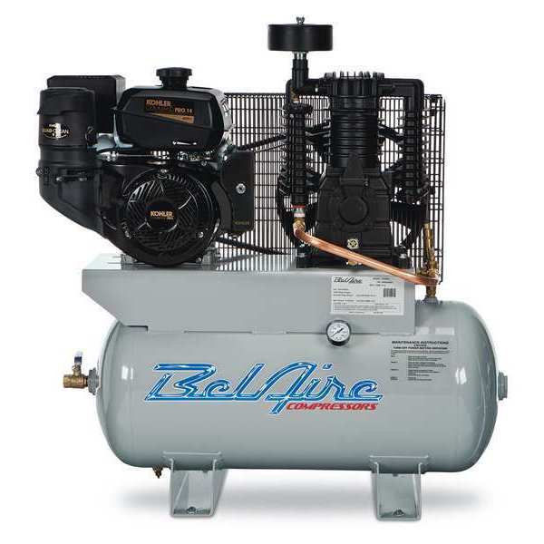 Air Compressor, 14 HP, Kohler, 30 gal.