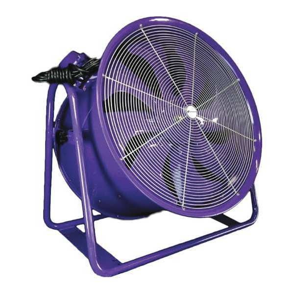 Tube Axial Fan, 2 HP, 14126 cfm, Tube, 220V, 1 Phase, 32