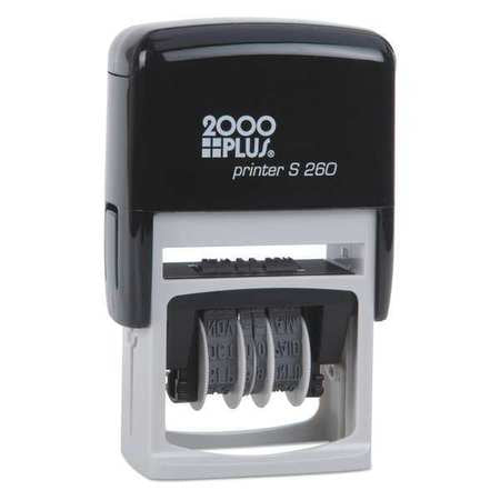 Message Stamp Dater,4-in-1,self-inking (