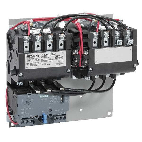 Reversing NEMA Magnetic Motor Starter, No Enclosure NEMA Rating, 120 to 240V AC, 3 Poles, 1NO