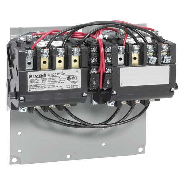 120VAC Reversing Magnetic Contactor 3P 18A NEMA 0