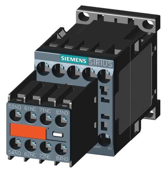 IEC Control Relay, 6NO/2NC, 24VDC, 10Aand6A