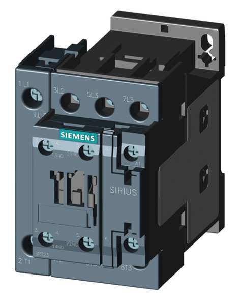 IEC Magnetic Contactor, 4 Poles, 24 V AC, 15.5 A, Reversing: No