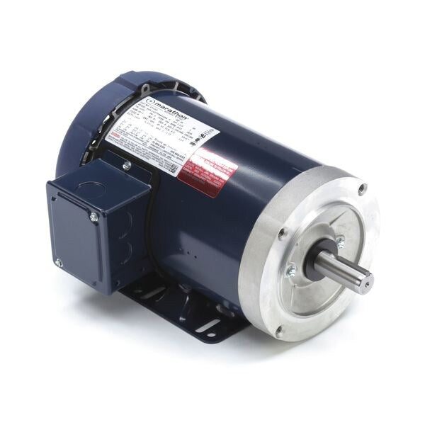 3-Phase General Purpose Motor, 1 1/2 HP, 143TC Frame, 230/460V AC Voltage, 3,515 Nameplate RPM