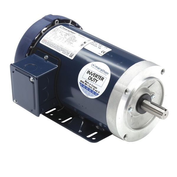 3-Phase General Purpose Motor, 1 1/2 HP, 145TC Frame, 230/460V AC Voltage, 1,755 Nameplate RPM