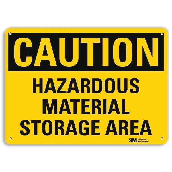 Caution Sign, 7 in H, 10 in W, Vertical Rectangle, English, U1-1064-NA_10x7