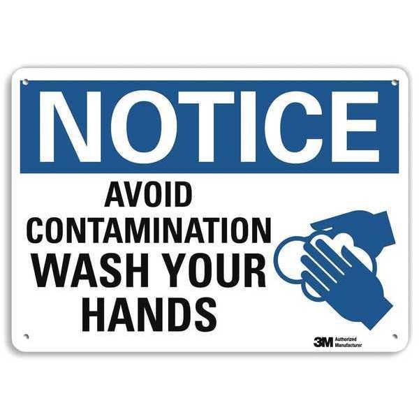 Plastic Notice Sign, 4 Holes, 14