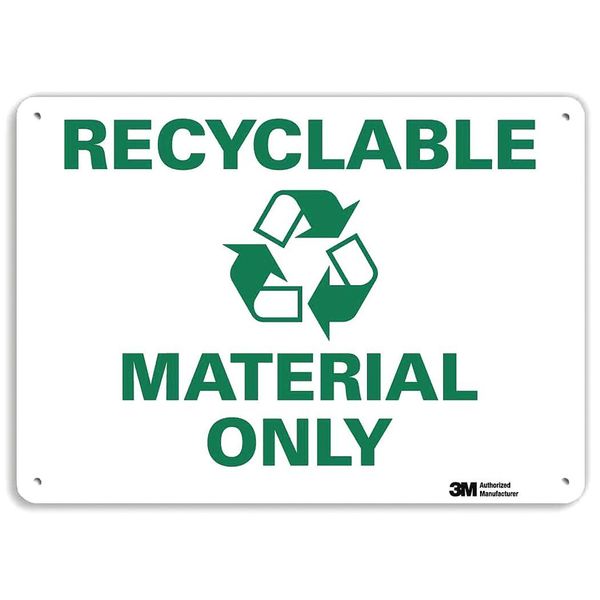 Plastic Recycling Sign, 14