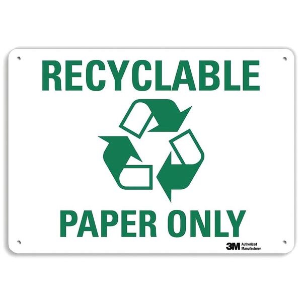 Plastic Recycling Sign, 14