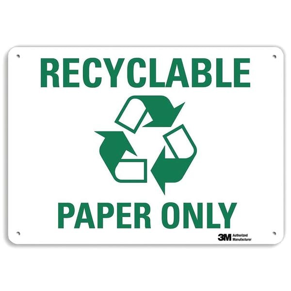 Plastic Recycling Sign, 10