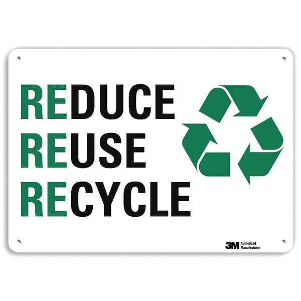 Plastic Recycling Sign, 10