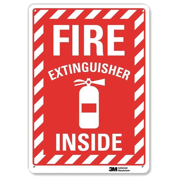 Plastic Fire Sign, 10