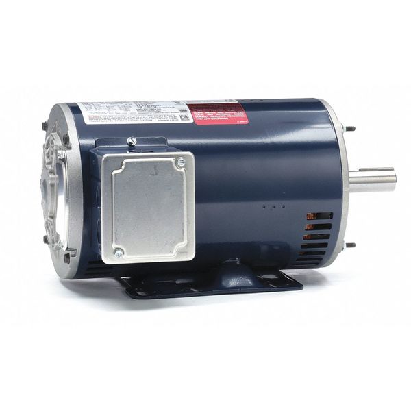 3-Phase General Purpose Motor, 2 HP, 145T Frame, 230/460V AC Voltage, 1,750 Nameplate RPM