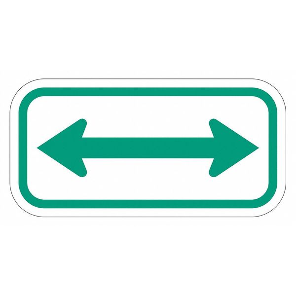 Arrow Supplemental Parking Sign, 6