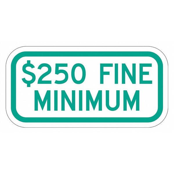 Fine Supplemental Parking Sign, 6