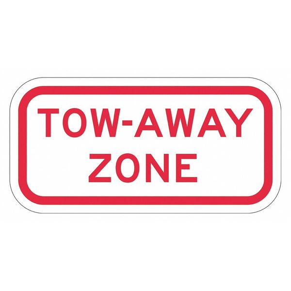 Tow Away Zone Parking Sign, 6