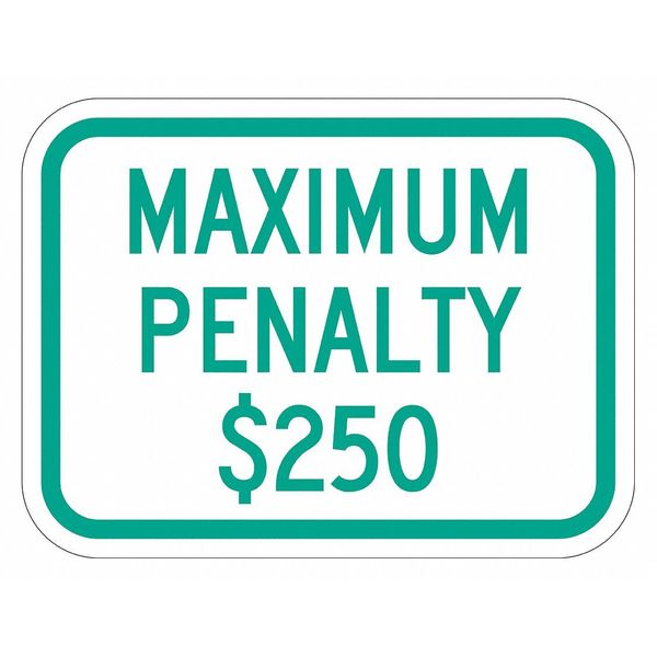 Fine & Penalty Parking Sign, 9