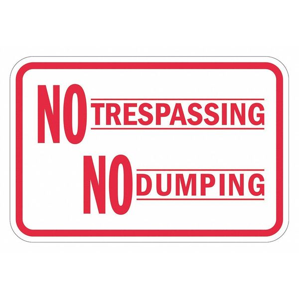 Warning Sign, 12 in H, 18 in W, Aluminum, Horizontal Rectangle, English, T1-1736-HI_18x12