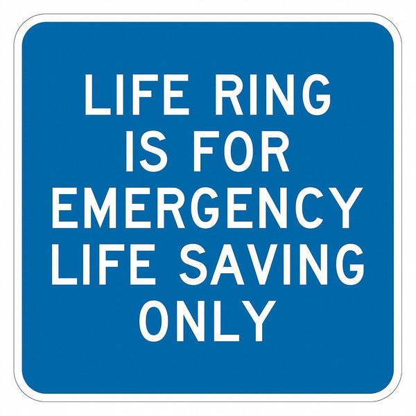 Warning Sign, 18 in H, 18 in W, Aluminum, Square, English, T1-1838-HI_18x18