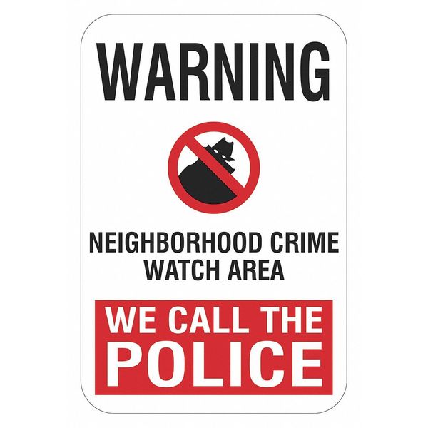Facility Sign, 24 in H, 18 in W, Aluminum, Vertical Rectangle, English, T1-1112-EG_18x24