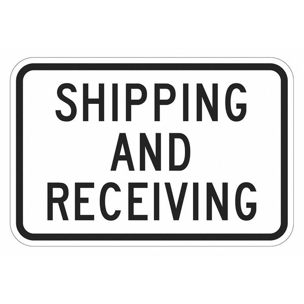 Facility Sign, 18 in H, 24 in W, Aluminum, Horizontal Rectangle, English, T1-5949-DG_24x18