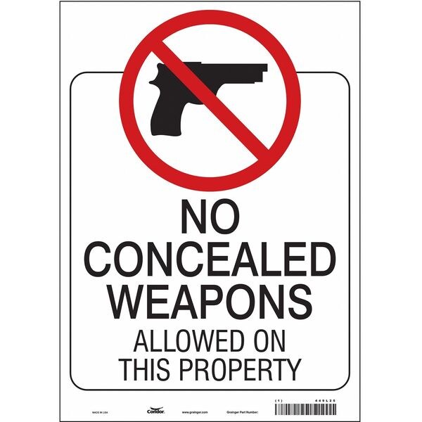Safety Sign, 14 in Height, 10 in Width, Vinyl, Vertical Rectangle, English, 449L25