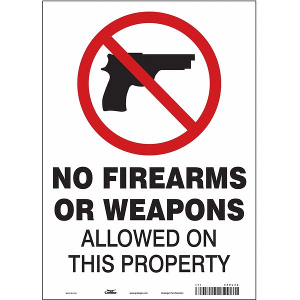 Safety Sign, 14 in Height, 10 in Width, Vinyl, Vertical Rectangle, English, 449L32