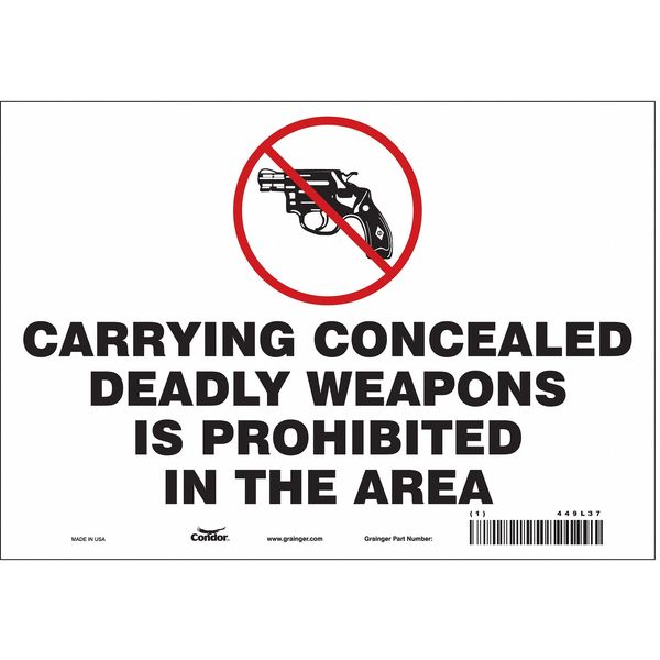 Safety Sign, 7 in Height, 10 in Width, Vinyl, Vertical Rectangle, English, 449L37