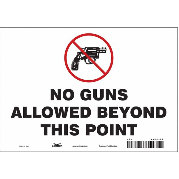 Safety Sign, 7 in Height, 10 in Width, Vinyl, Vertical Rectangle, English, 449L66