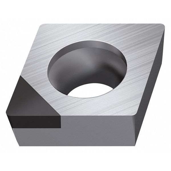 Diamond Turning Insert, Diamond, 1/4 in, CCGW, 80  Degrees, 0.0080 in, PCD