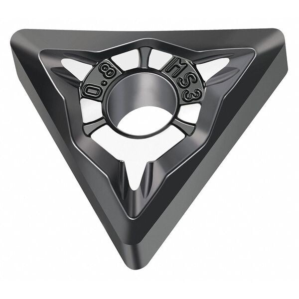 Triangle Turning Insert, Triangle, 1/2 in, TNMG, 0.4 mm, Carbide