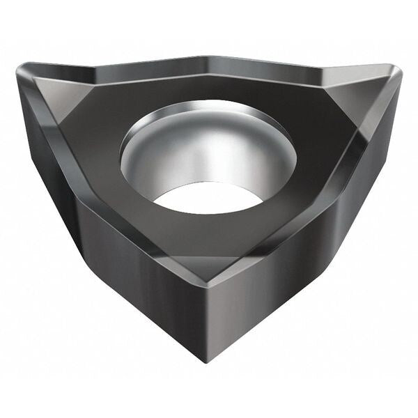 Turning Insert, Trigon, 3/8 in, WCGT, 0.40mm, Carbide