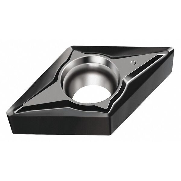 Diamond Turning Insert, Diamond, 3/8 in, DCGT, 55  Degrees, 0.0040 in, Carbide