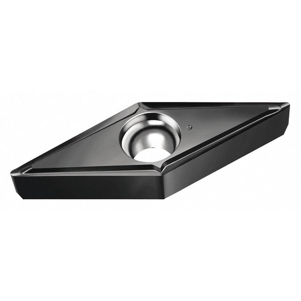 Diamond Turning Insert, Diamond, 3/8 in, VCGT, 35  Degrees, 1/32 in, Carbide
