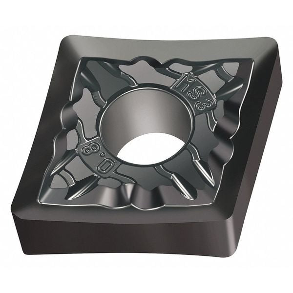 Diamond Turning Insert, Diamond, 1/2 in, CNGG, 80  Degrees, 1/32 in, Carbide