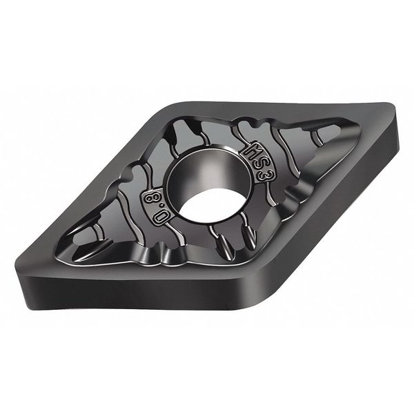 Diamond Turning Insert, Diamond, 1/2 in, DNGG, 55  Degrees, 1/32 in, Carbide