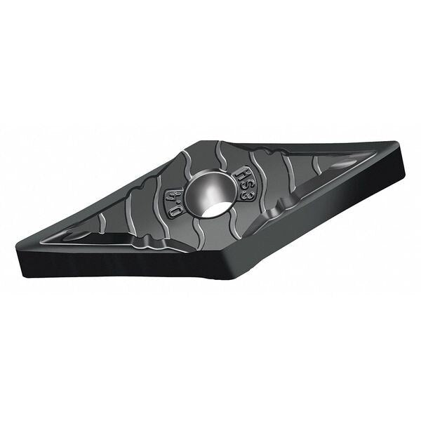 Diamond Turning Insert, Diamond, 3/8 in, VNGG, 35  Degrees, 1/64 in, Carbide