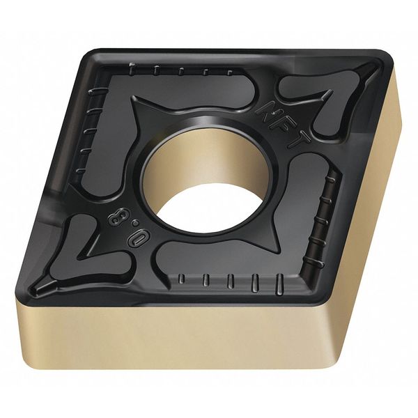 Diamond Turning Insert, Diamond, 1/2 in, CNMG, 80  Degrees, 1/32 in, Carbide
