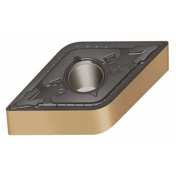 Diamond Turning Insert, Diamond, 1/2 in, DNMG, 55  Degrees, 1/32 in, Carbide