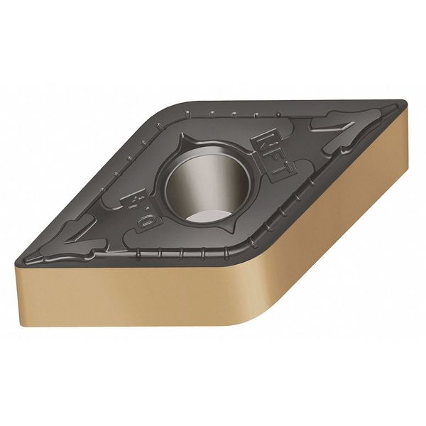 Diamond Turning Insert, Diamond, 1/2 in, DNMG, 55  Degrees, 1/64 in, Carbide