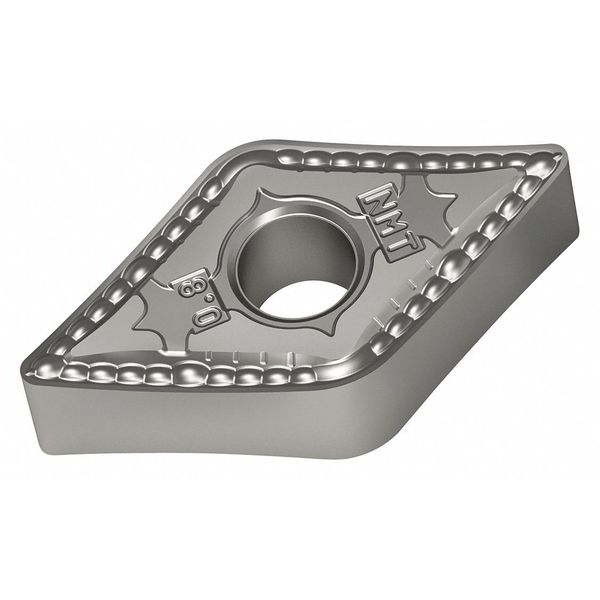 Diamond Turning Insert, Diamond, 3/8 in, DNMG, 55  Degrees, 1/64 in, Carbide