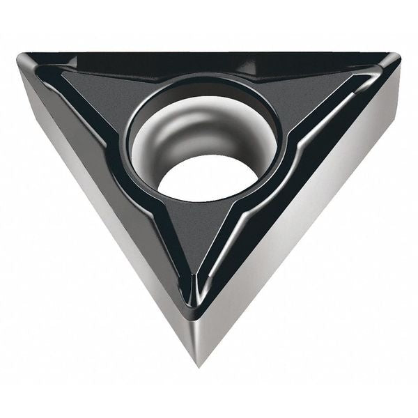 Triangle Turning Insert, Triangle, 5/32 in, TCGT, 0.2 mm, Carbide