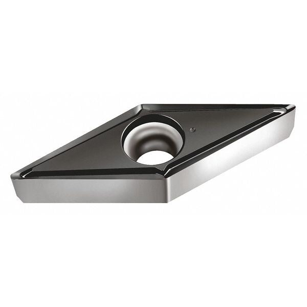 Diamond Turning Insert, Diamond, 3/8 in, VCGT, 35  Degrees, 0.0080 in, Carbide