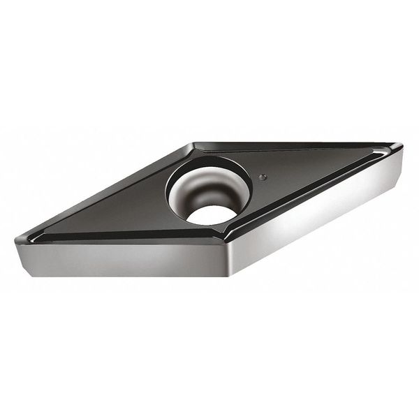 Diamond Turning Insert, Diamond, 1/4 in, VCGT, 35  Degrees, 1/64 in, Carbide