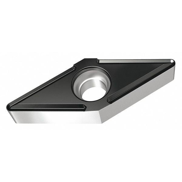 Diamond Turning Insert, Diamond, 1/4 in, VBMT, 35  Degrees, 1/32 in, Carbide
