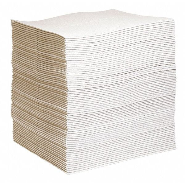 Sorbents, 27 gal/pk, 0.3664 gal/pad, Universal Absorbed, Gray, Cellulose, 75 PK