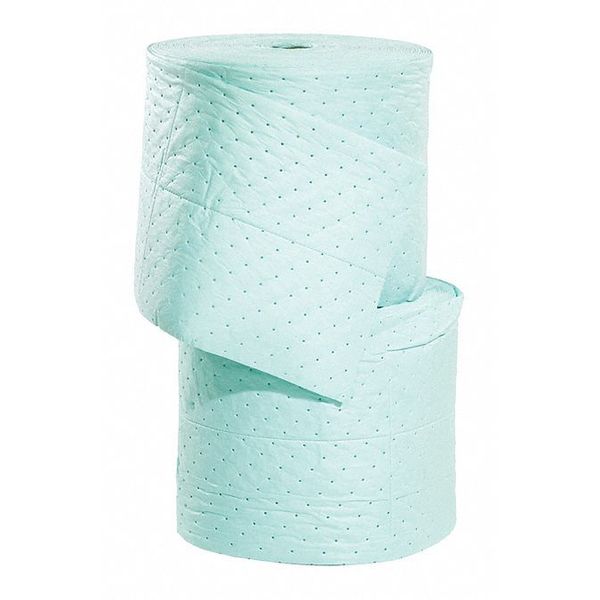Sorbents, 49.8 gal. Universal Absorbed, Green, Polypropylene, 2 PK