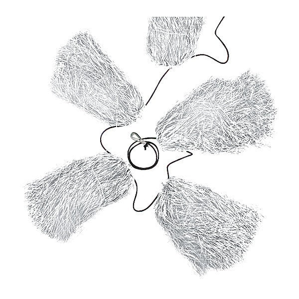 Pom Poms, White, Polypropylene, 18